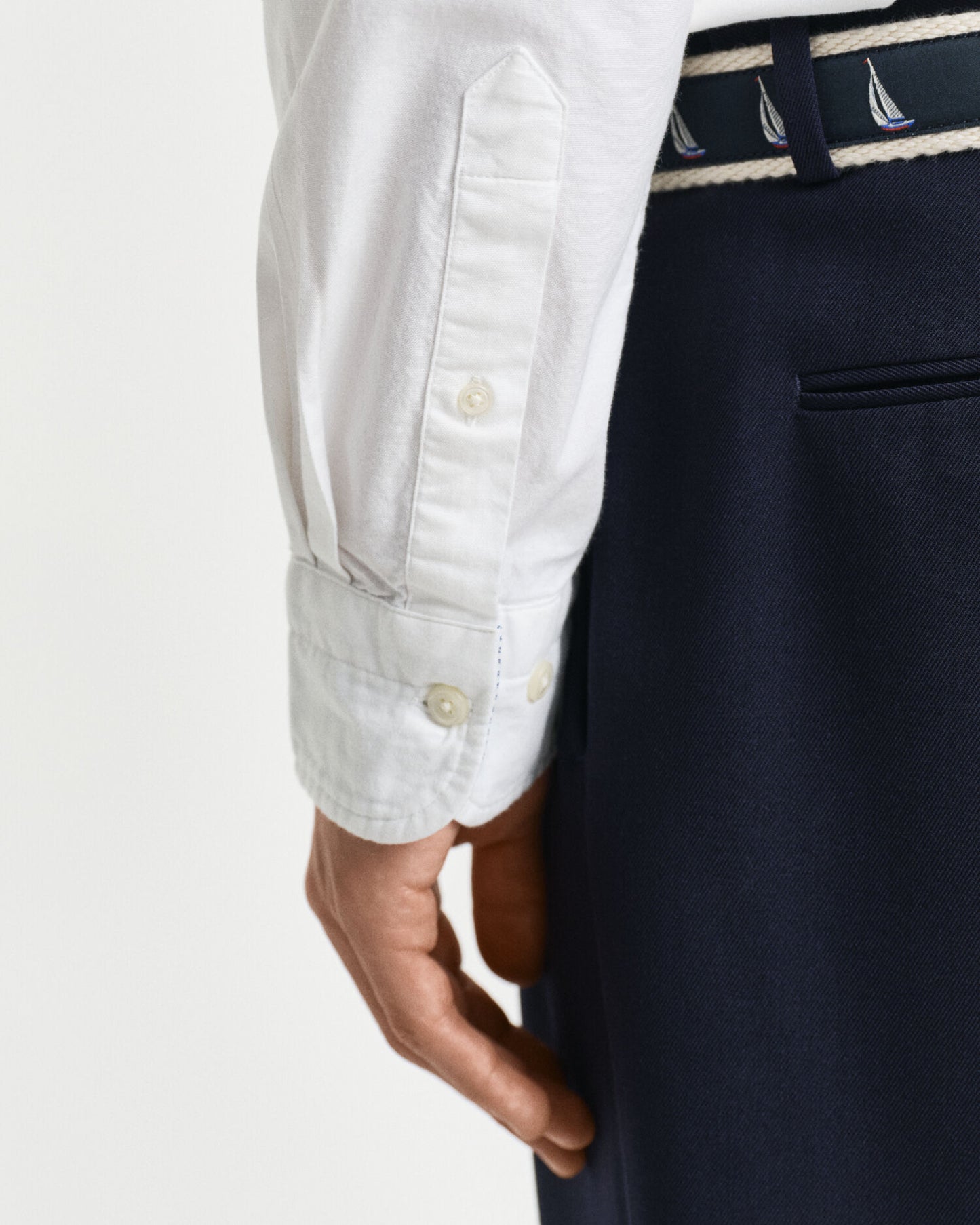Slim-Fit-Oxford-Stretchhemd