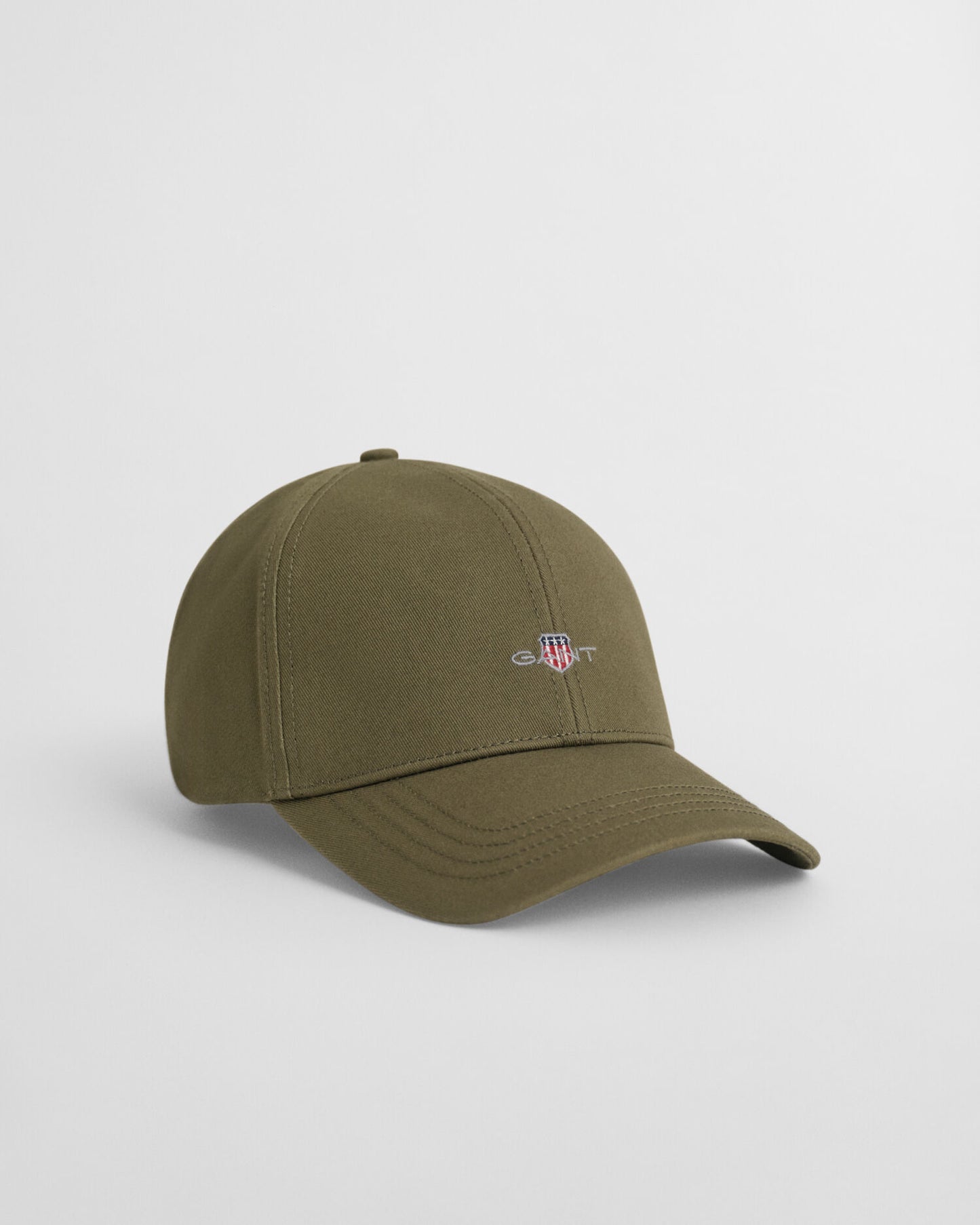 Casquette en sergé de coton avec écusson