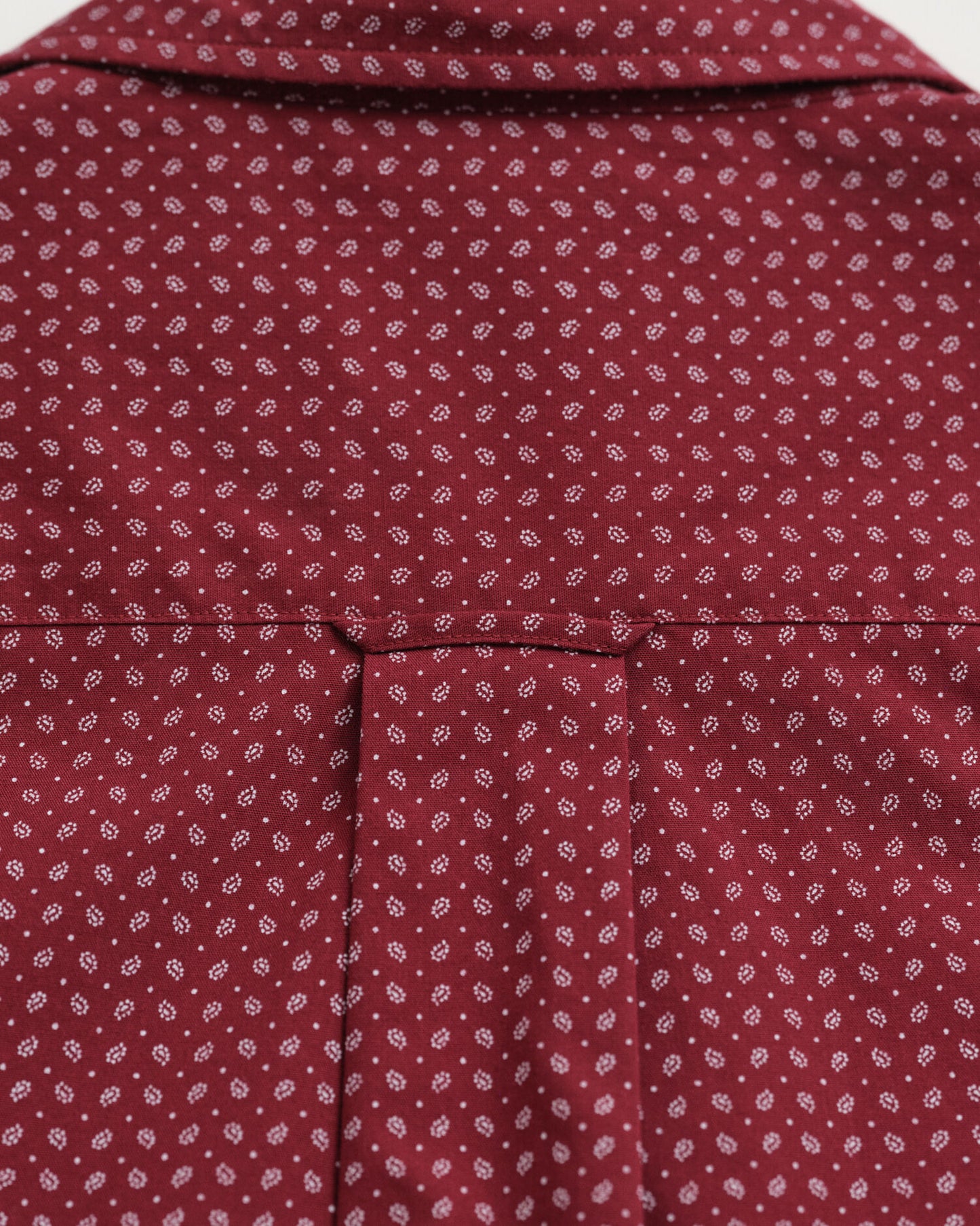 Chemise imprimé micro motifs coupe droite