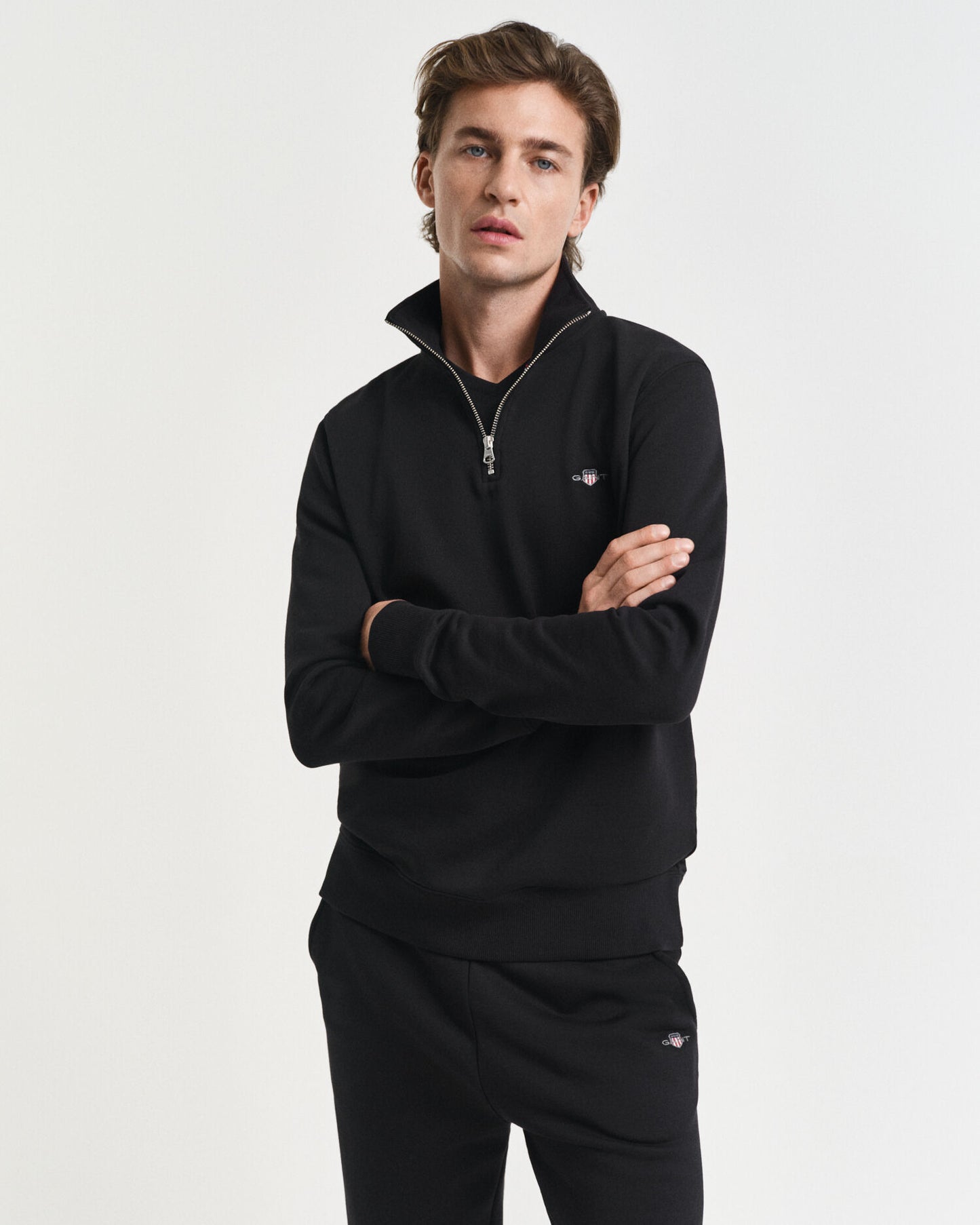 Sweat-shirt mi-zippé Shield