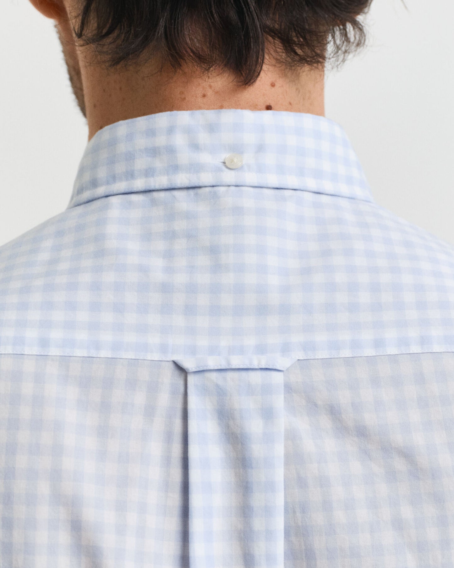 Chemise Popeline Classique Vichy Coupe Droite