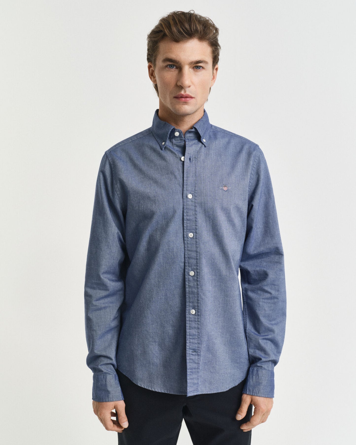 Slim Fit Oxford-Hemd Klassisch