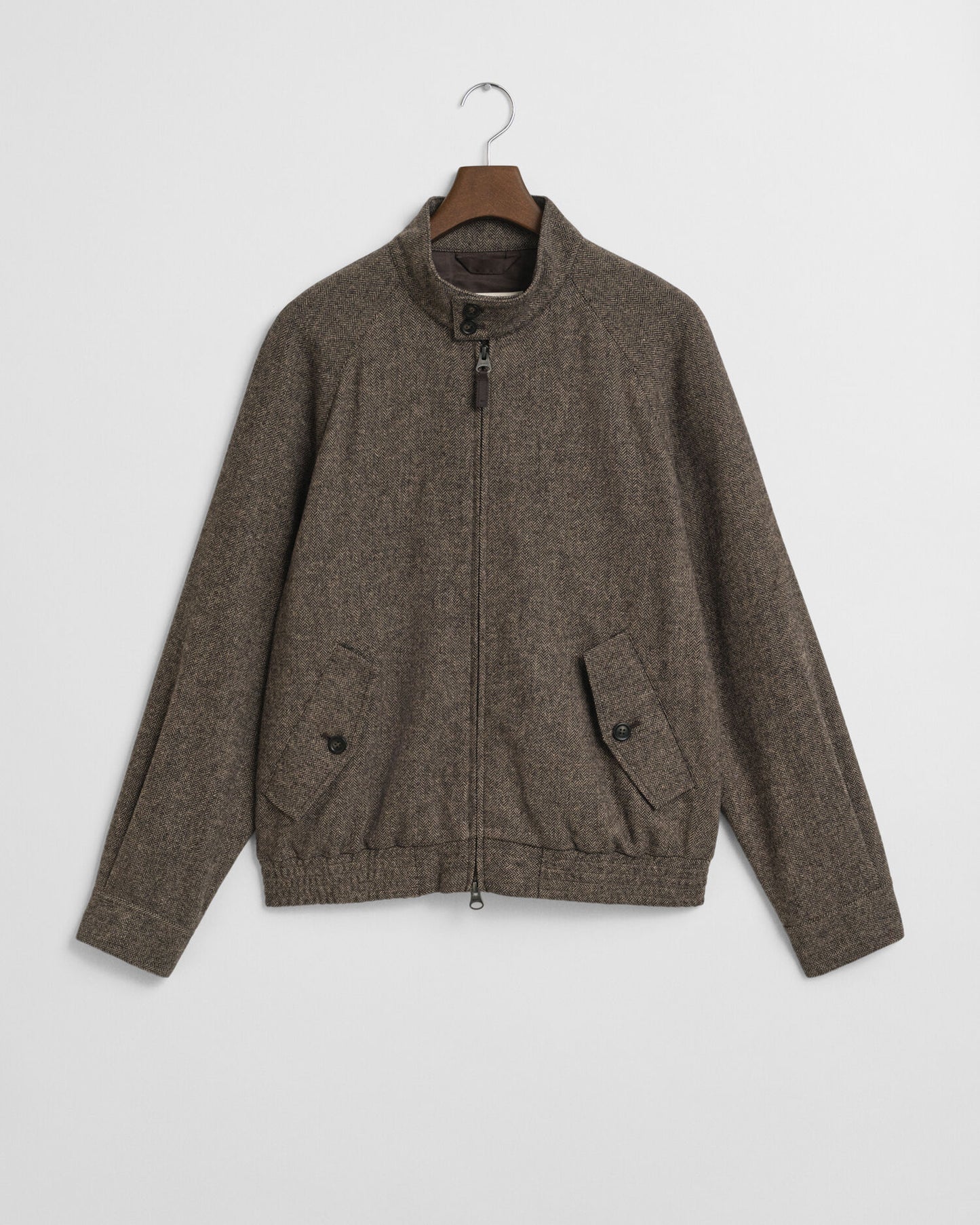 Blouson Harrington en laine mélangée