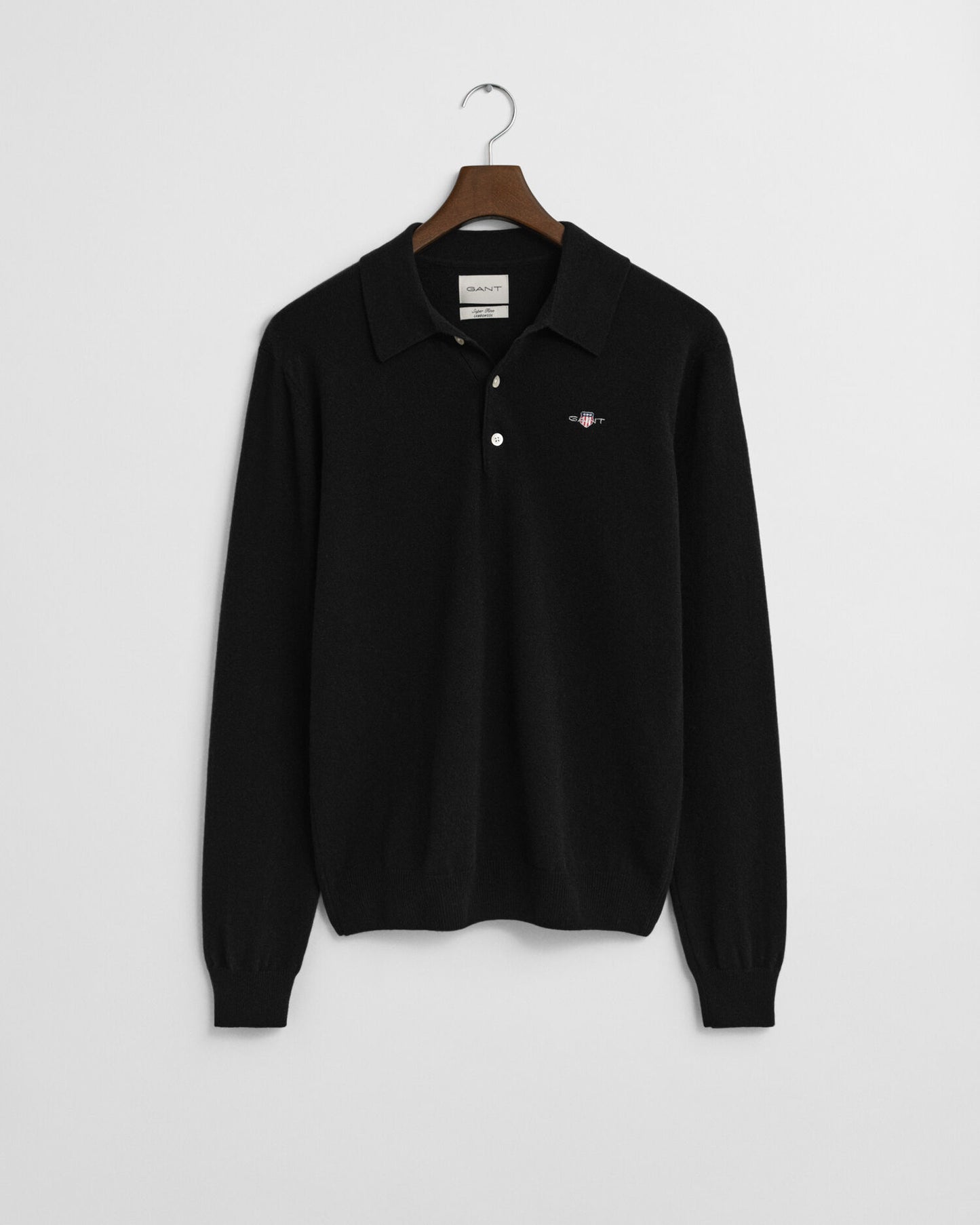 Polo en laine d'agneau superfin