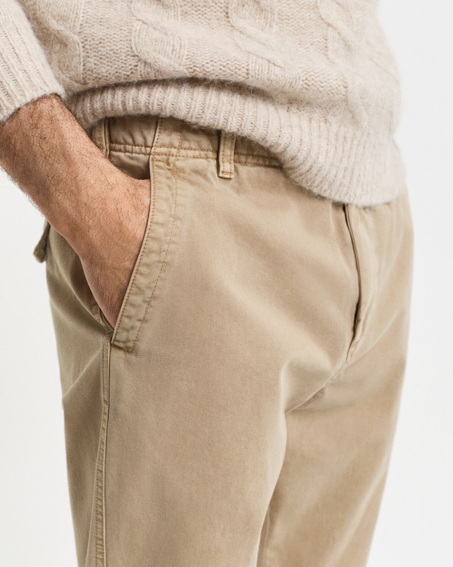 Chino Surplus Fuselé Coupe Droite
