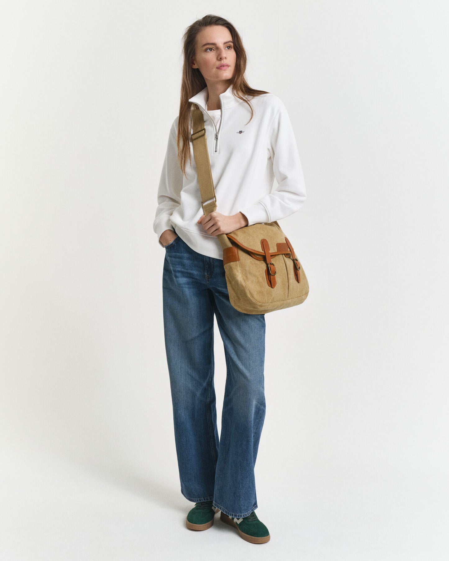 Sweat-shirt Shield demi-zip