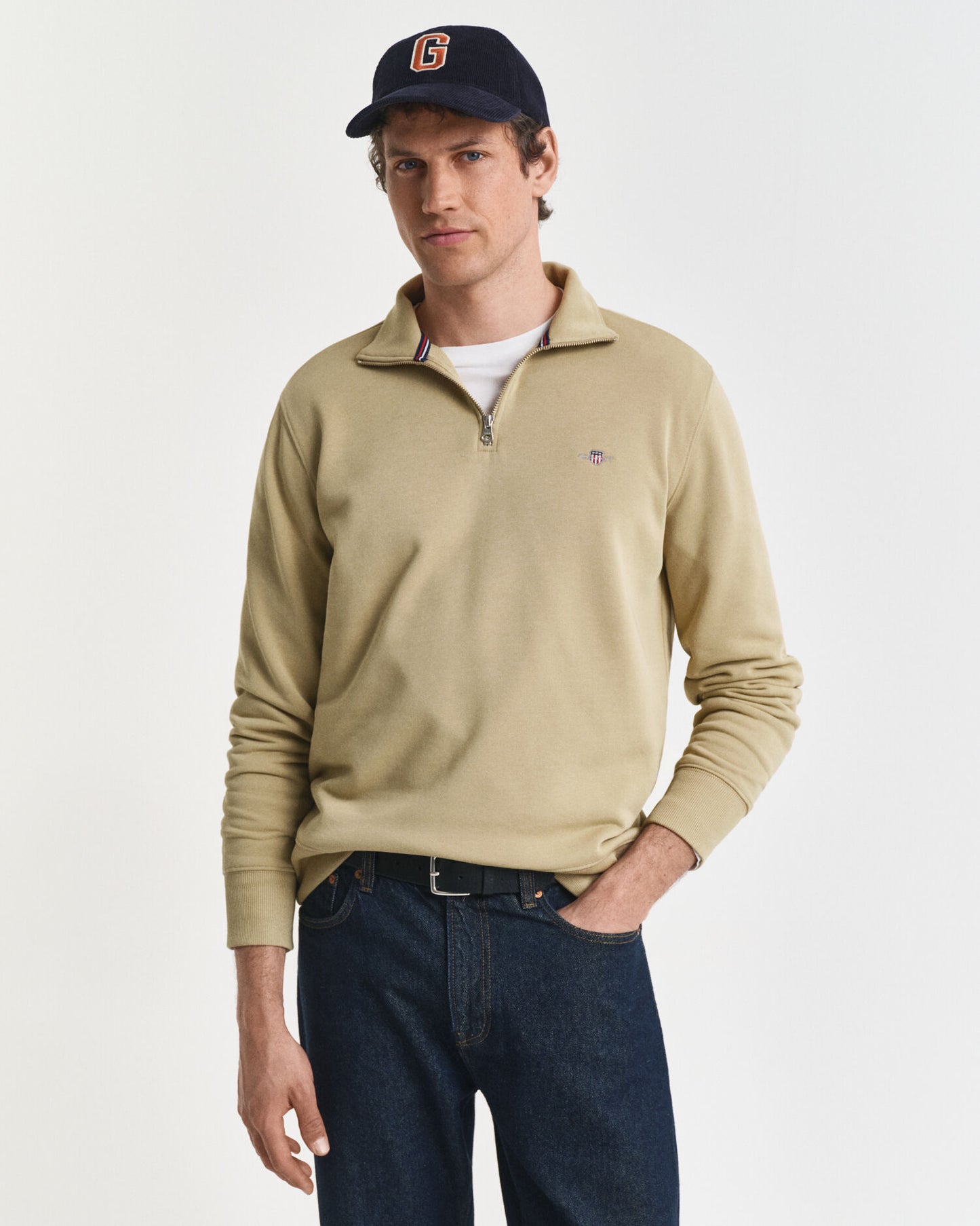 Sweat-shirt mi-zippé Shield