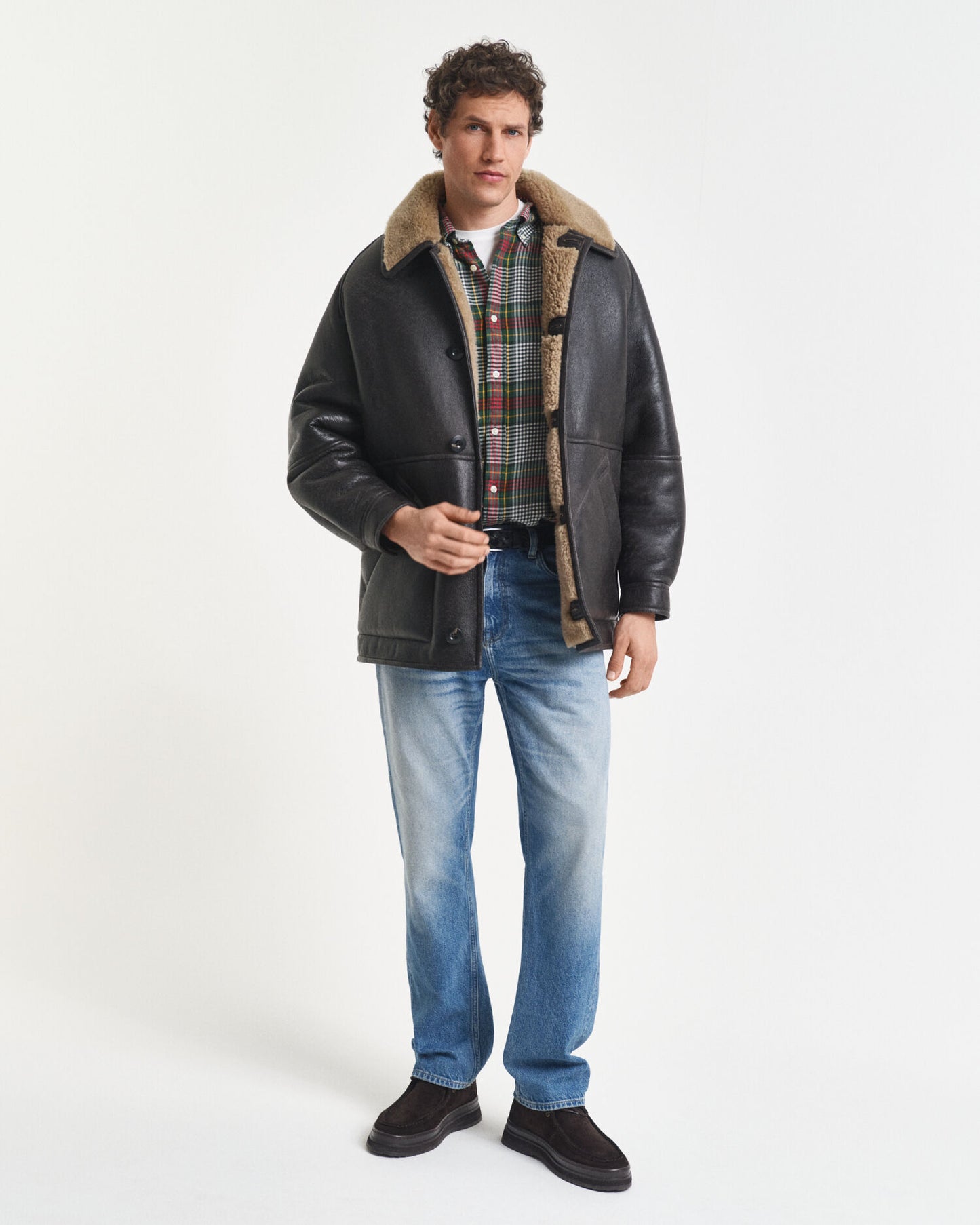 Hemd aus leichtem Baumwoll-Twill mit Karomuster in Relaxed Fit