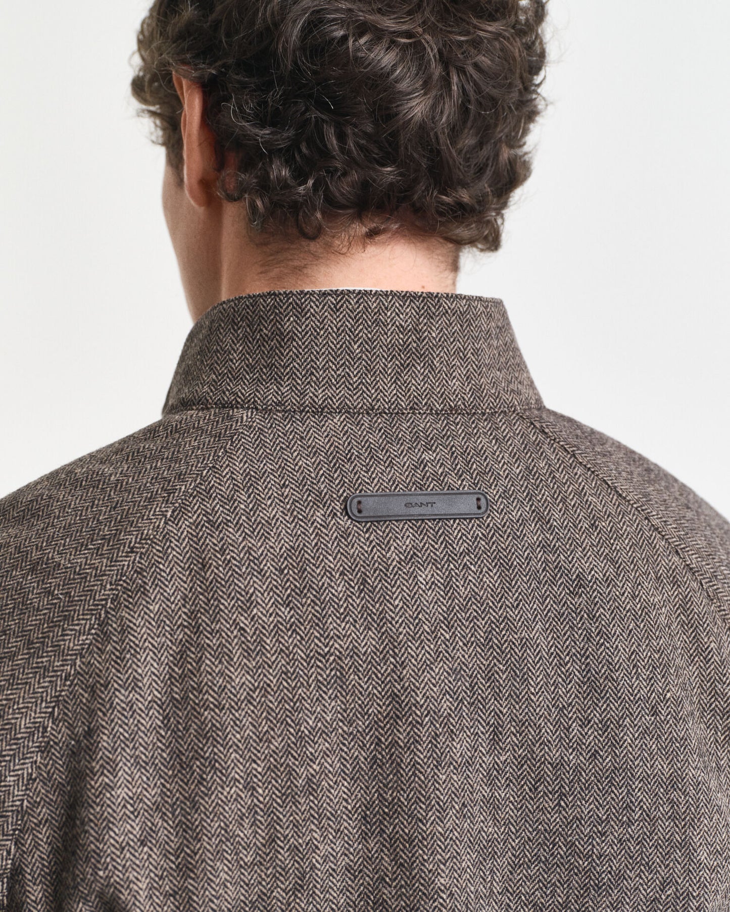 Blouson Harrington en laine mélangée