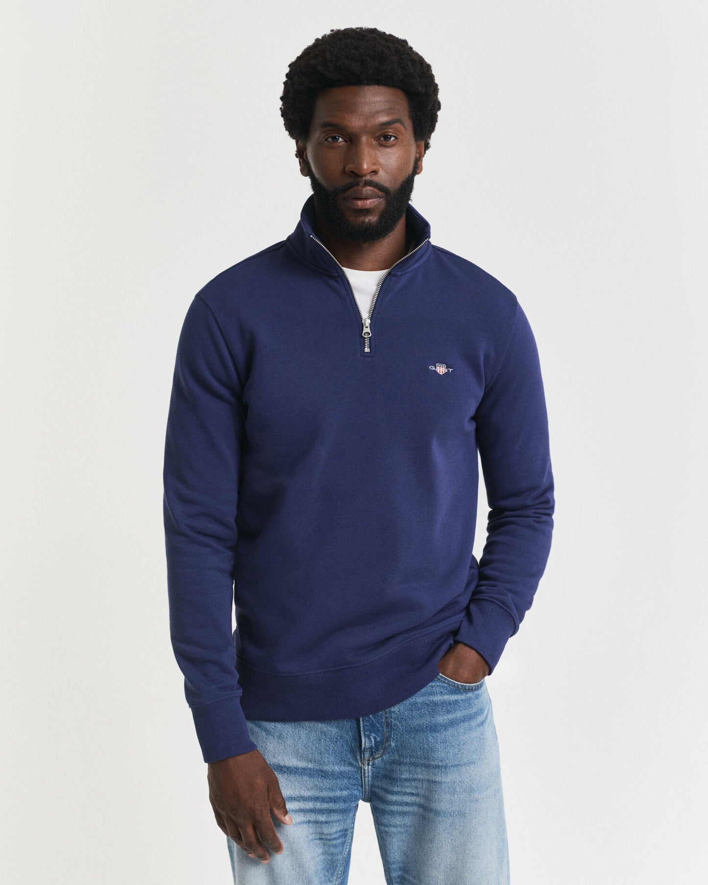 Sweat-shirt mi-zippé Shield