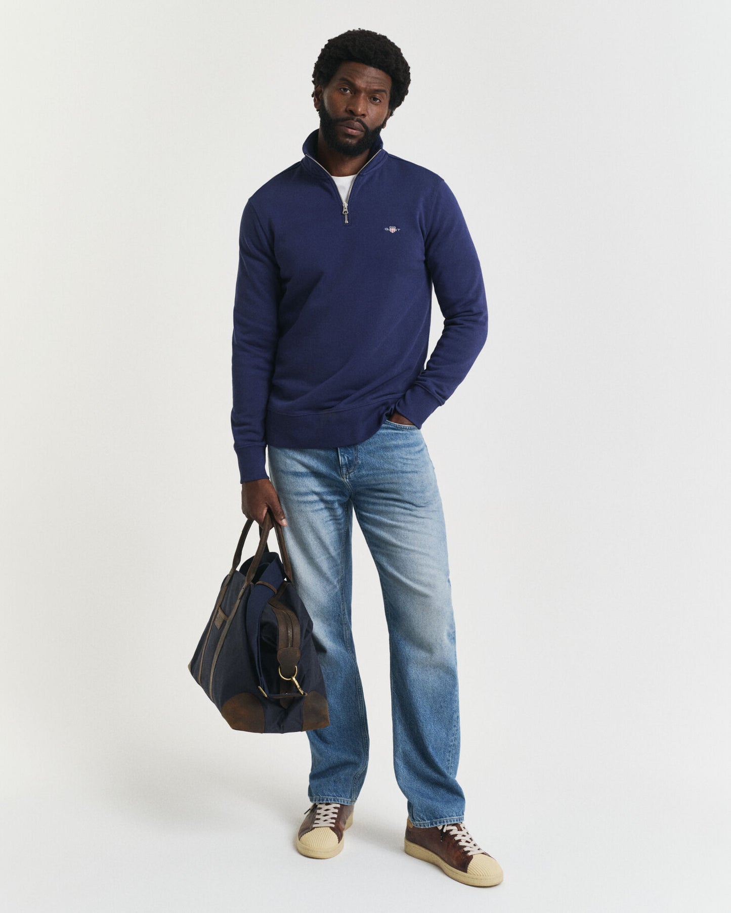 Sweat-shirt mi-zippé Shield