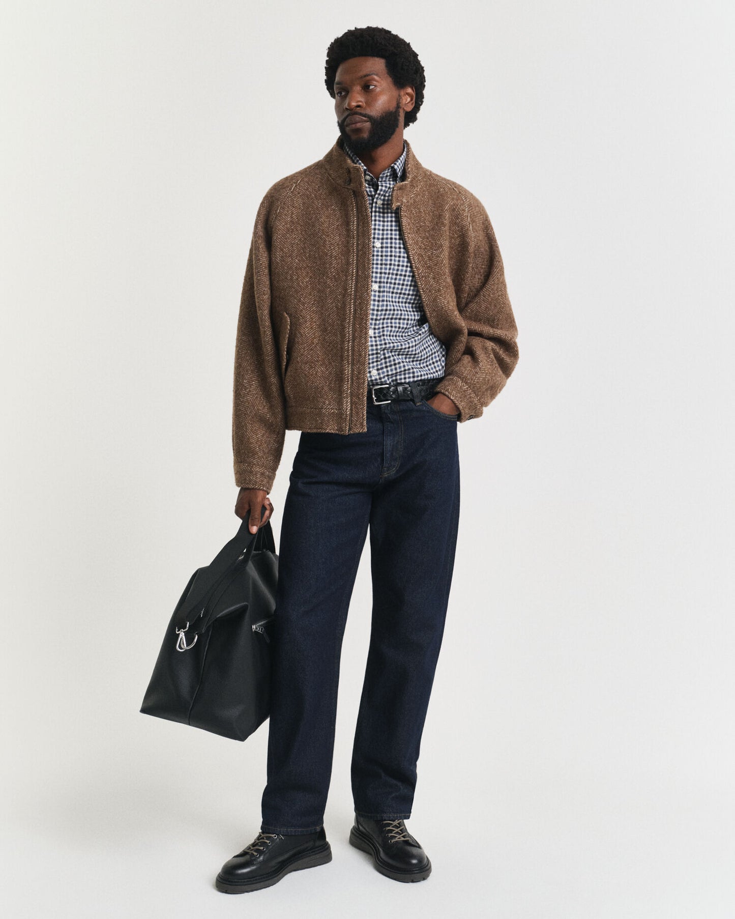 Regular Fit Hemd aus Vichykaro-Twill