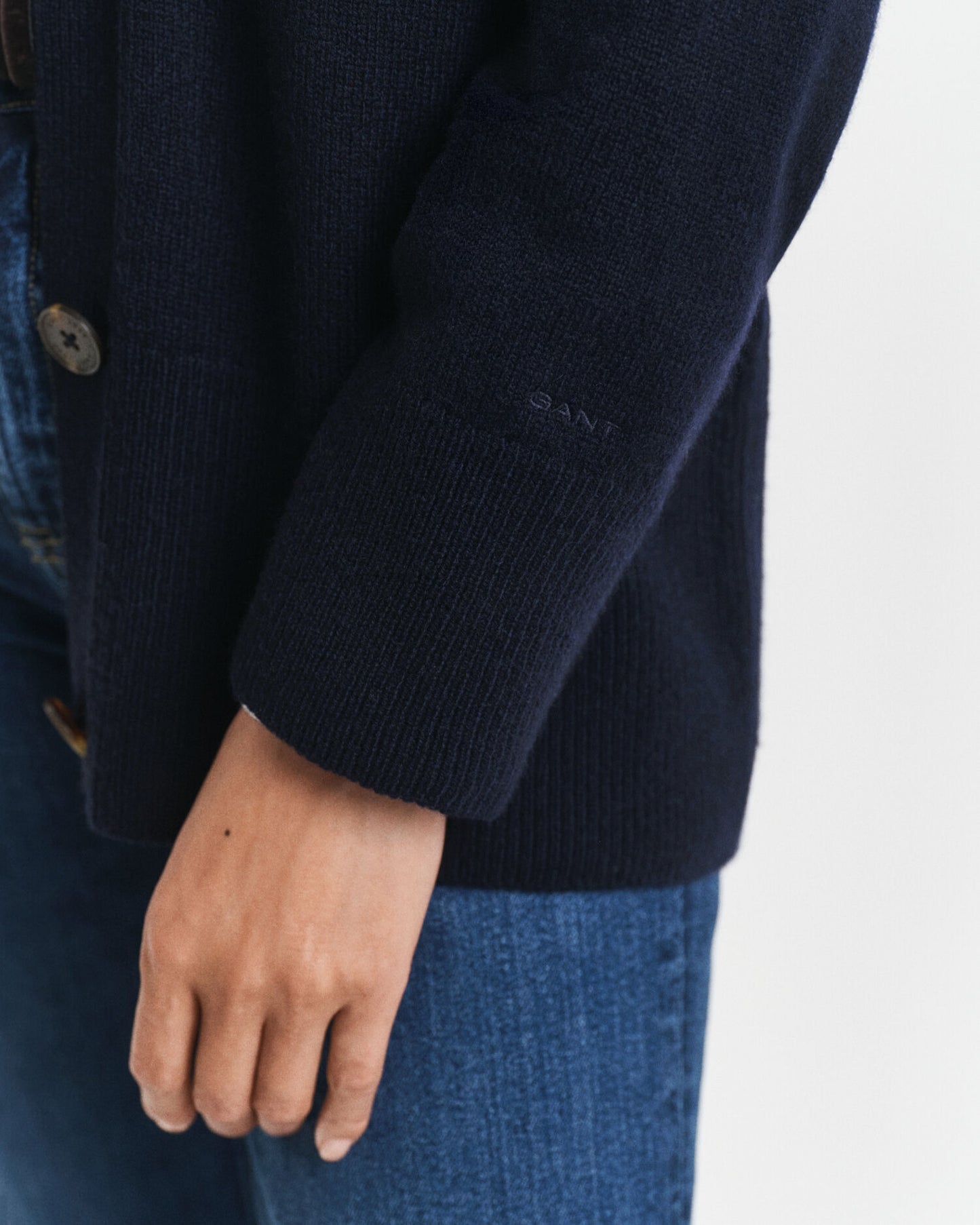 Strickjacke aus Wolle und Kaschmir