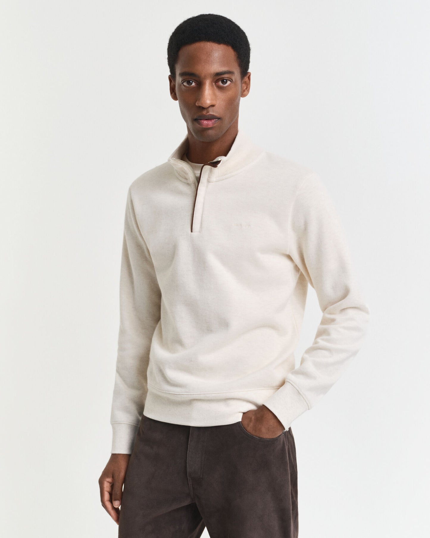 Sweat-shirt Sacker demi-zip