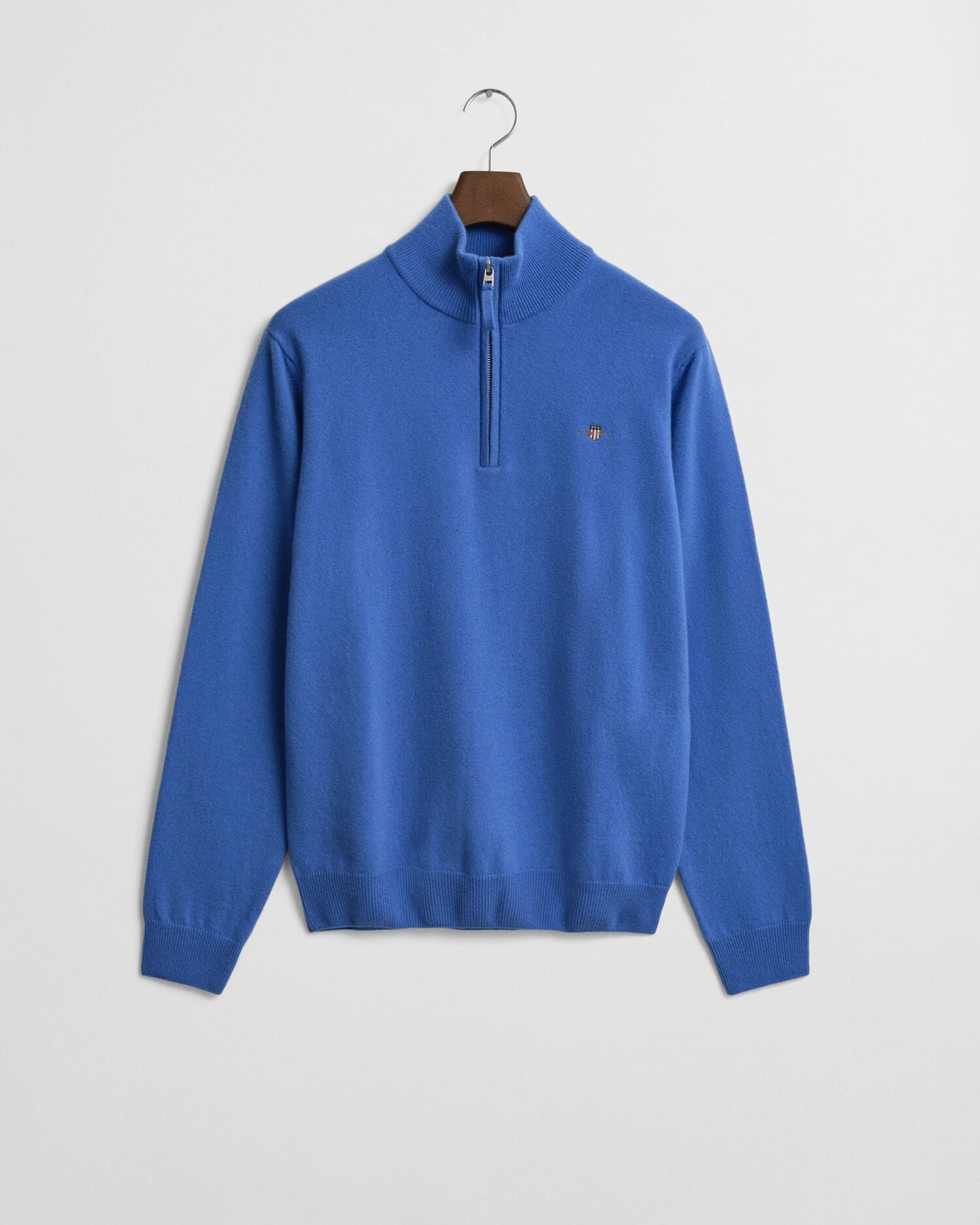 Feinste Lammwolle Half-Zip Pullover