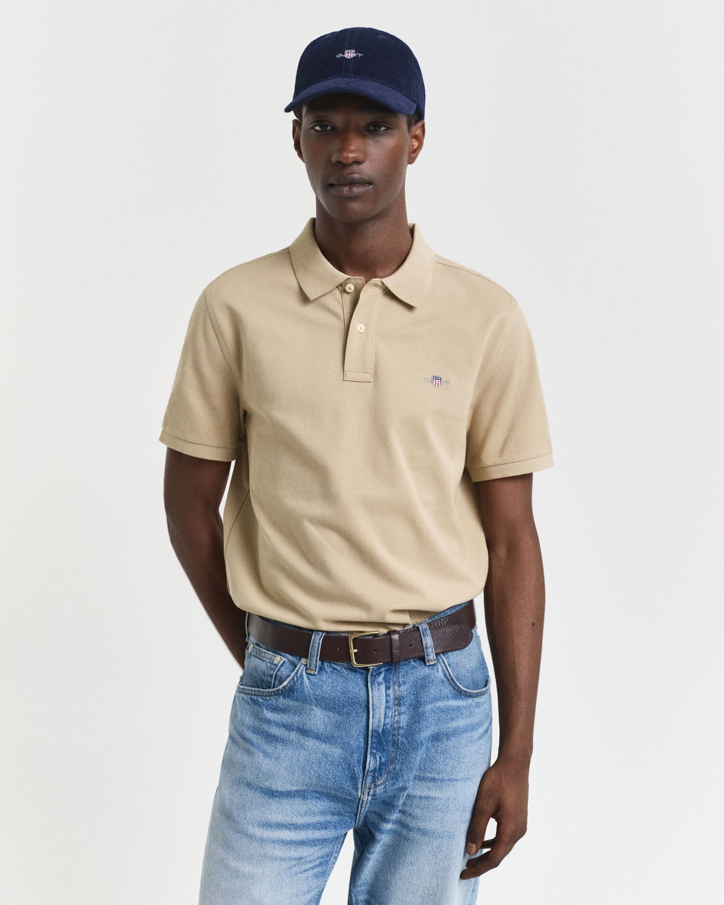 Regular Fit Piqué-Poloshirt mit Wappen