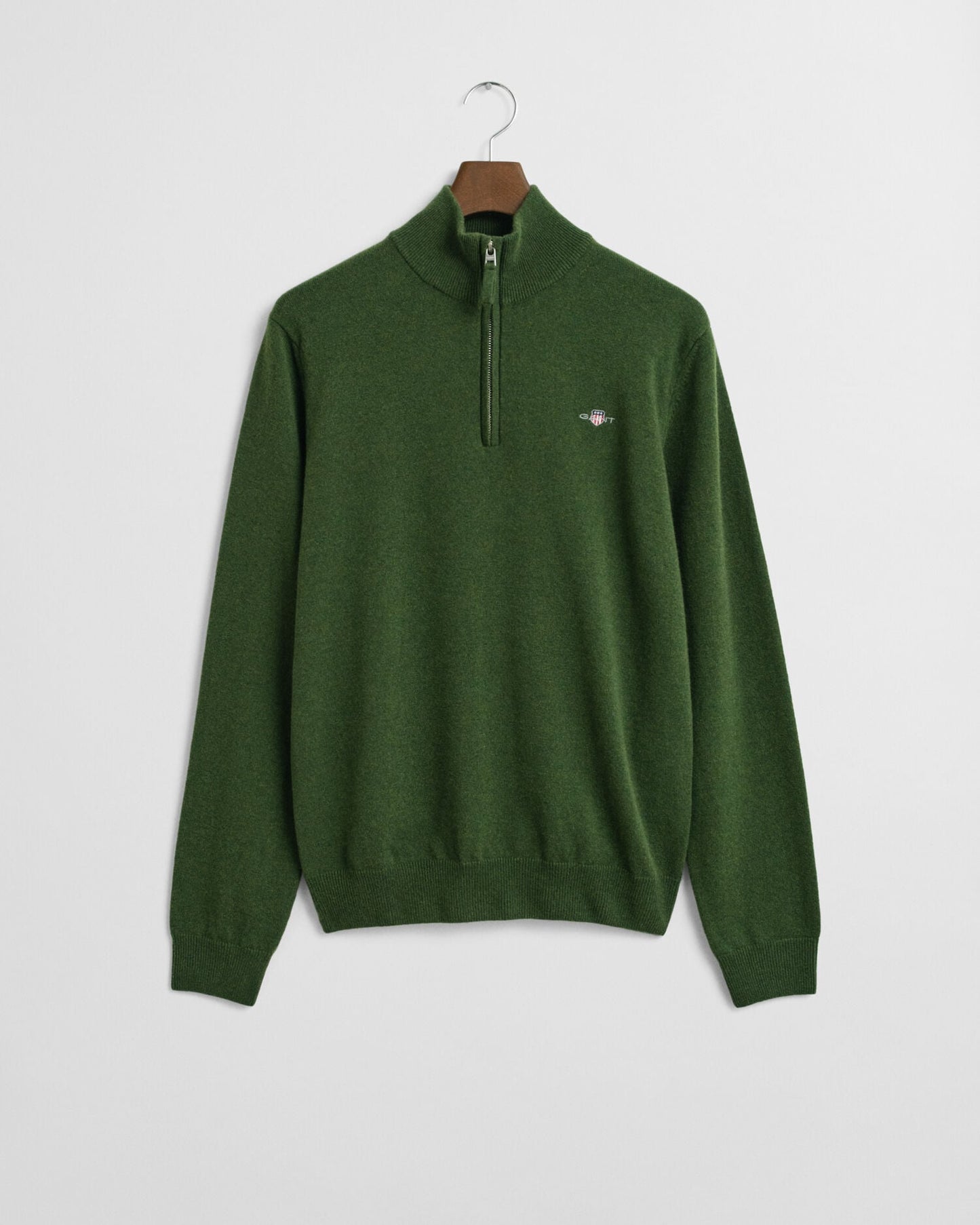 Feinste Lammwolle Half-Zip Pullover