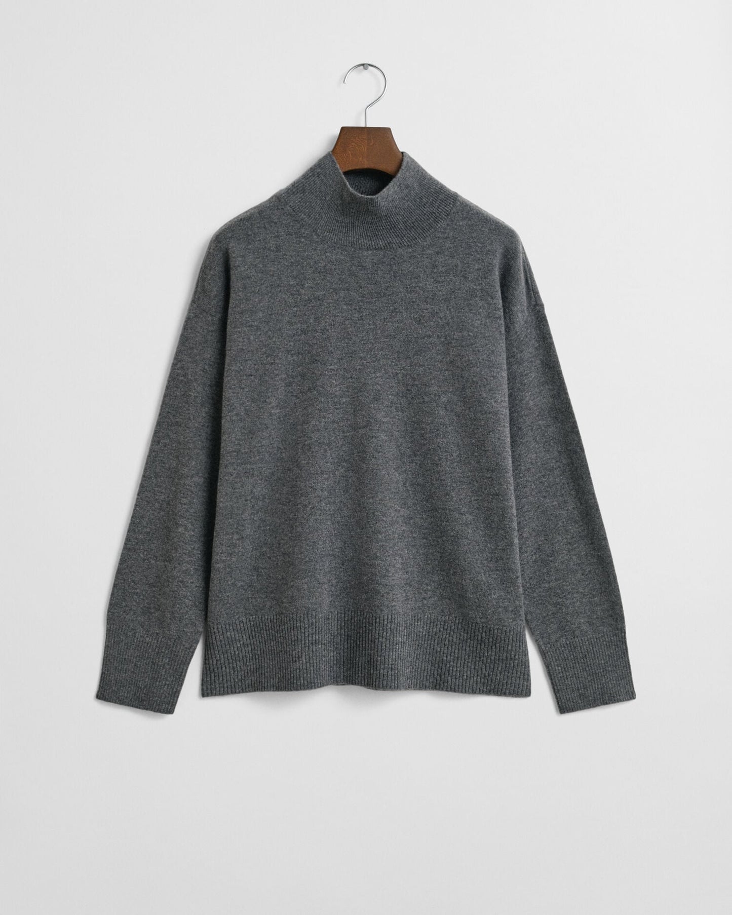 Feiner Lammwoll-Rollkragenpullover